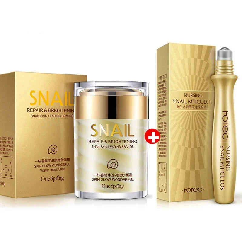 Skincare Set: Snail Cream Serum